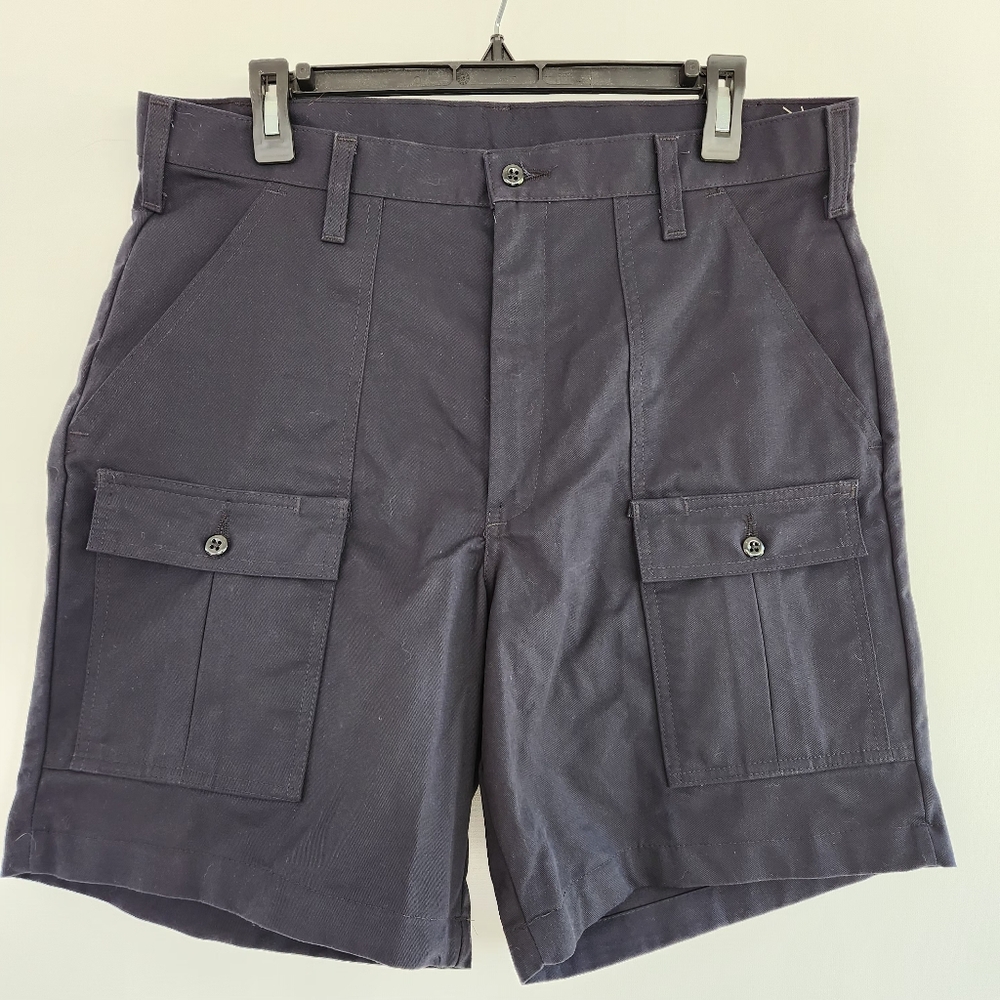 Men's Balck Cargo Shorts